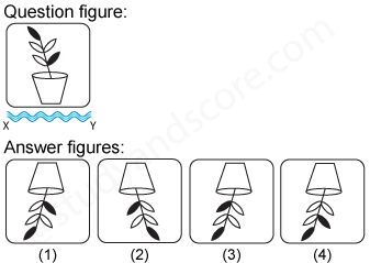 Non verbal reasoning, water images practice questions with detailed solutions, water images question and answers with explanations, Non-verbal series, water images tips and tricks, practice tests for competitive exams, Free water images practice questions